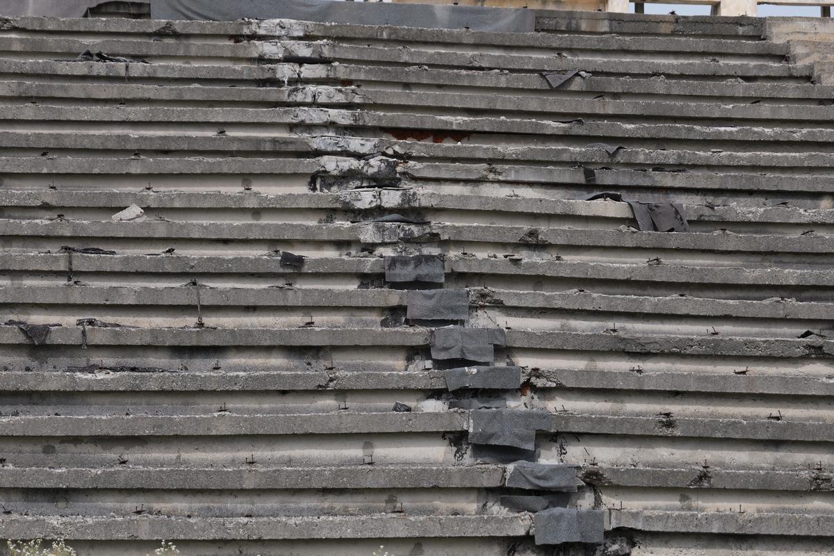 Cum arată stadionul din Scornicești // foto: Andrei Furnigă (GSP)