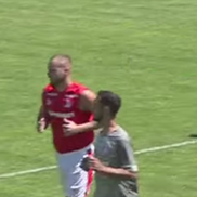 George Pușcaș a ieșit la antrenamente în timpul amicalului celor de la Dinamo cu Ștefăneștii de Jos // capturi 48 TV