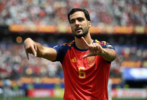 Mikel Merino a marcat vineri contra Belgiei al 12-lea gol în 49 de selecții în naționala Spaniei / Foto: Imago