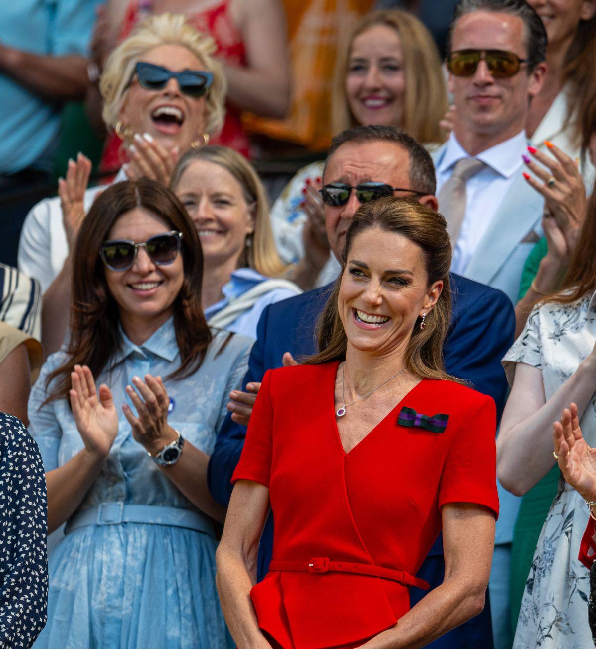 Simona Halep și Dorin Mateiu, în loja regală la Wimbledon! Imagini de la finala de sâmbătă