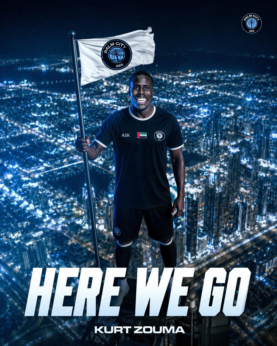 Kurt Zouma, prezentat oficial la Palm City FC // FOTO: Instagram Zouma a schimbat din nou echipa, la 6 luni după ce CFR Cluj l-a pus pe liber: „Cel mai important transfer din istoria clubului”