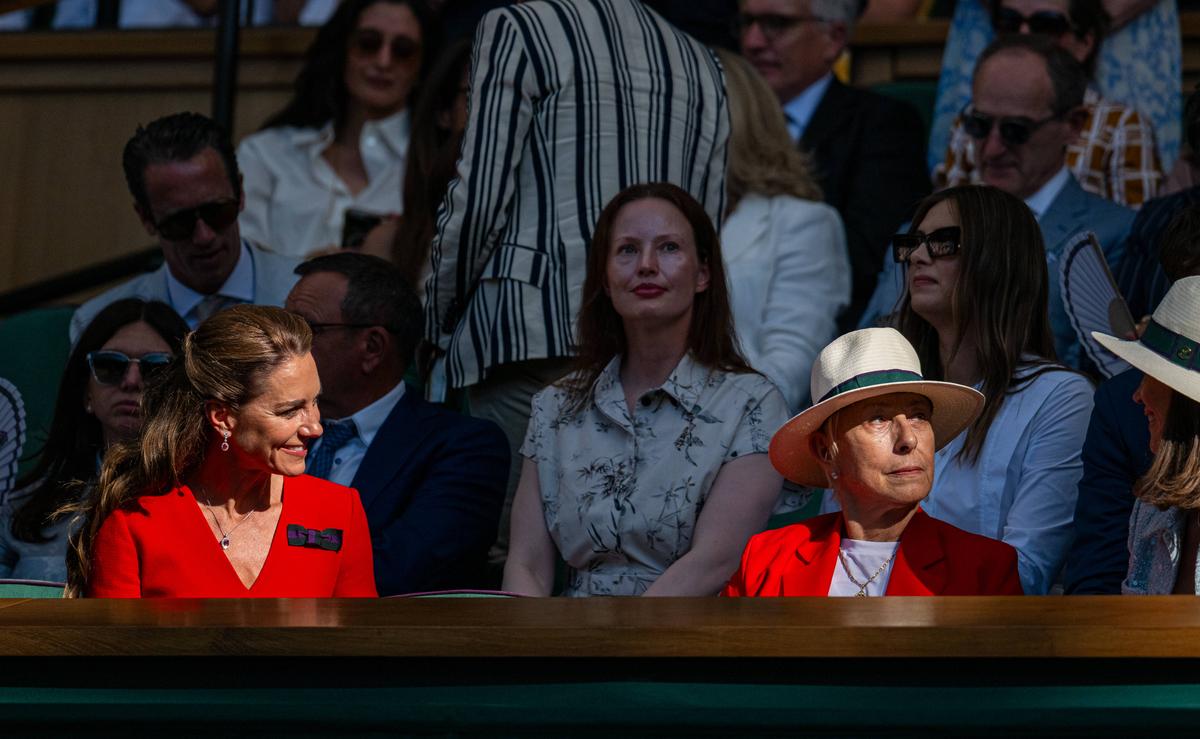 Simona Halep și Dorin Mateiu, în loja regală la Wimbledon! Imagini de la finala de sâmbătă