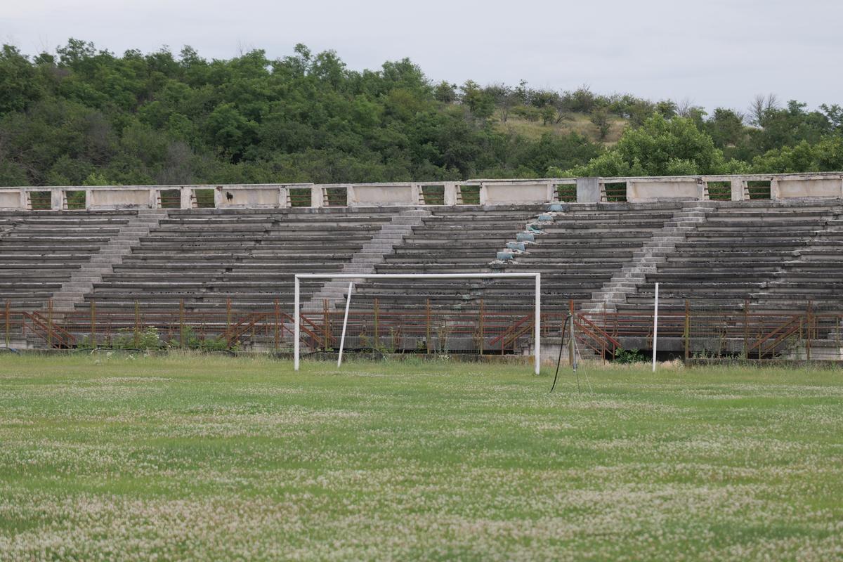 Cum arată stadionul din Scornicești // foto: Andrei Furnigă (GSP)