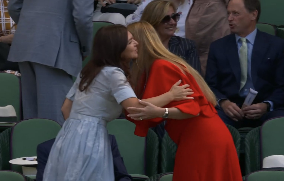 Simona Halep și Dorin Mateiu, în loja regală la Wimbledon! Imagini de la finala de sâmbătă