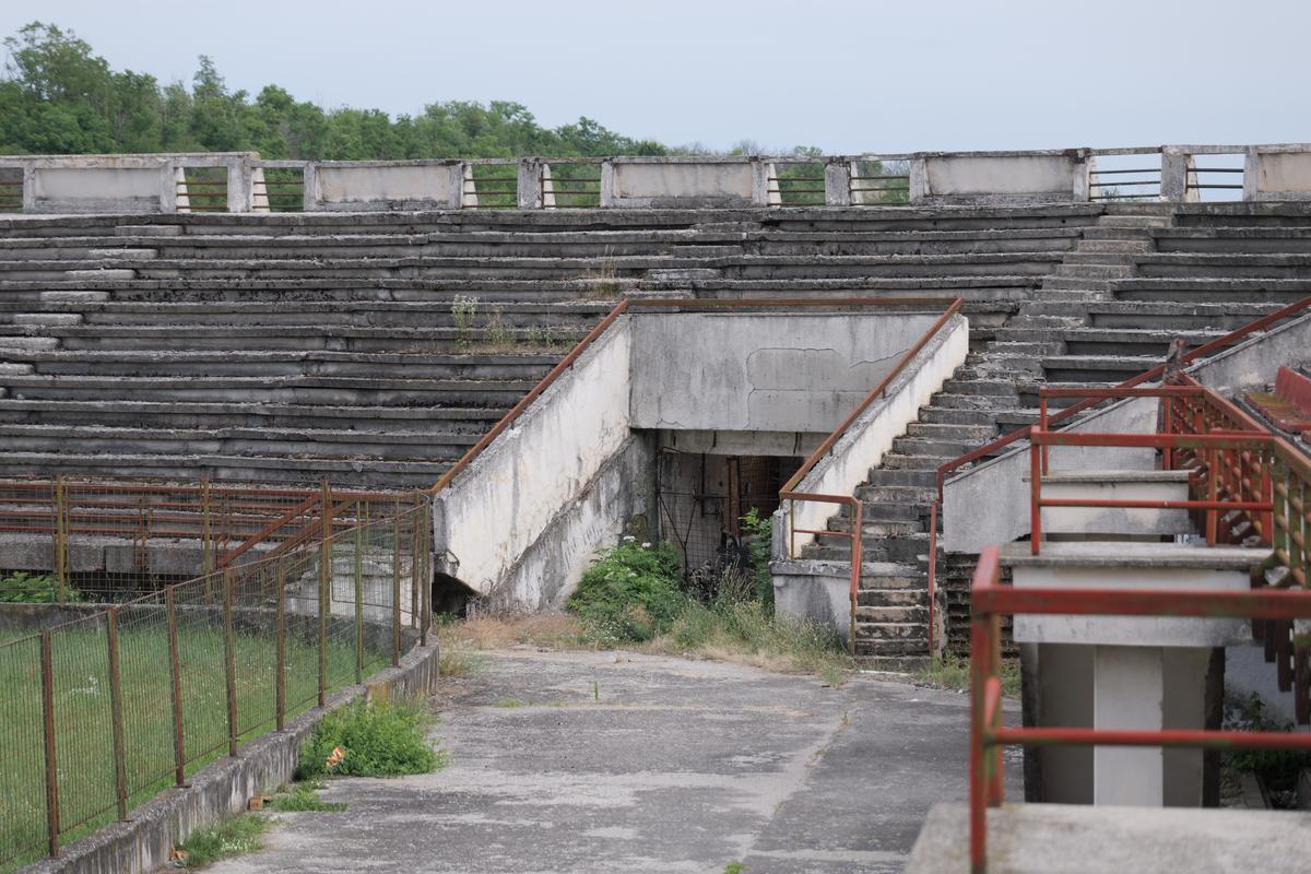 Cum arată stadionul din Scornicești // foto: Andrei Furnigă (GSP)