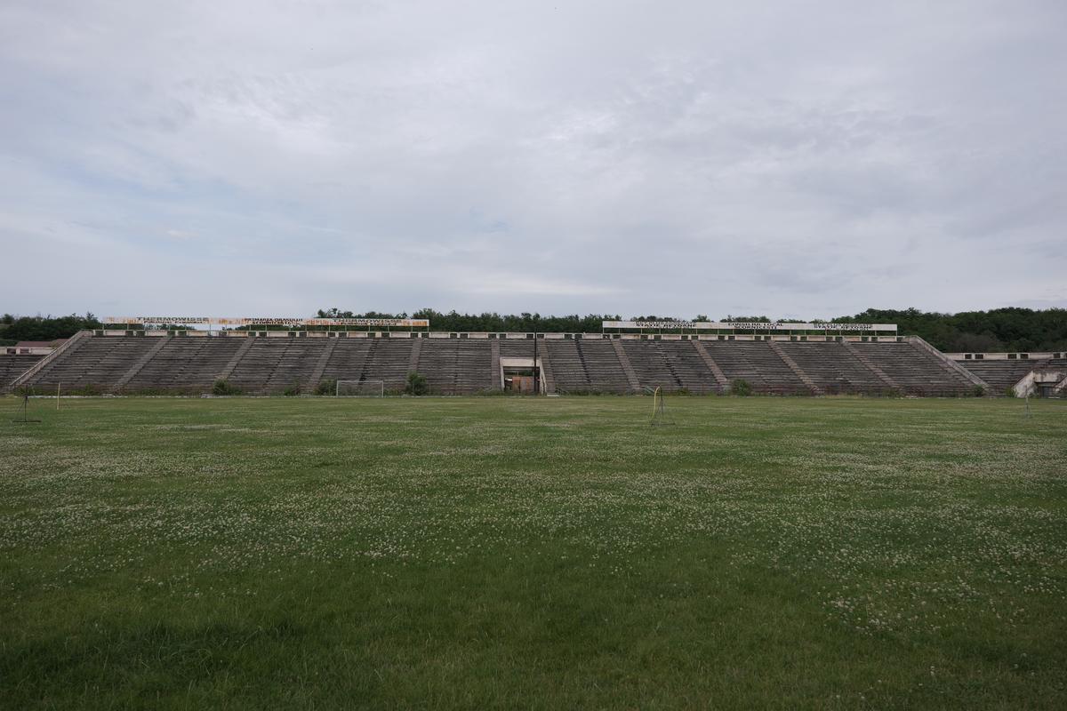 Cum arată stadionul din Scornicești // foto: Andrei Furnigă (GSP)