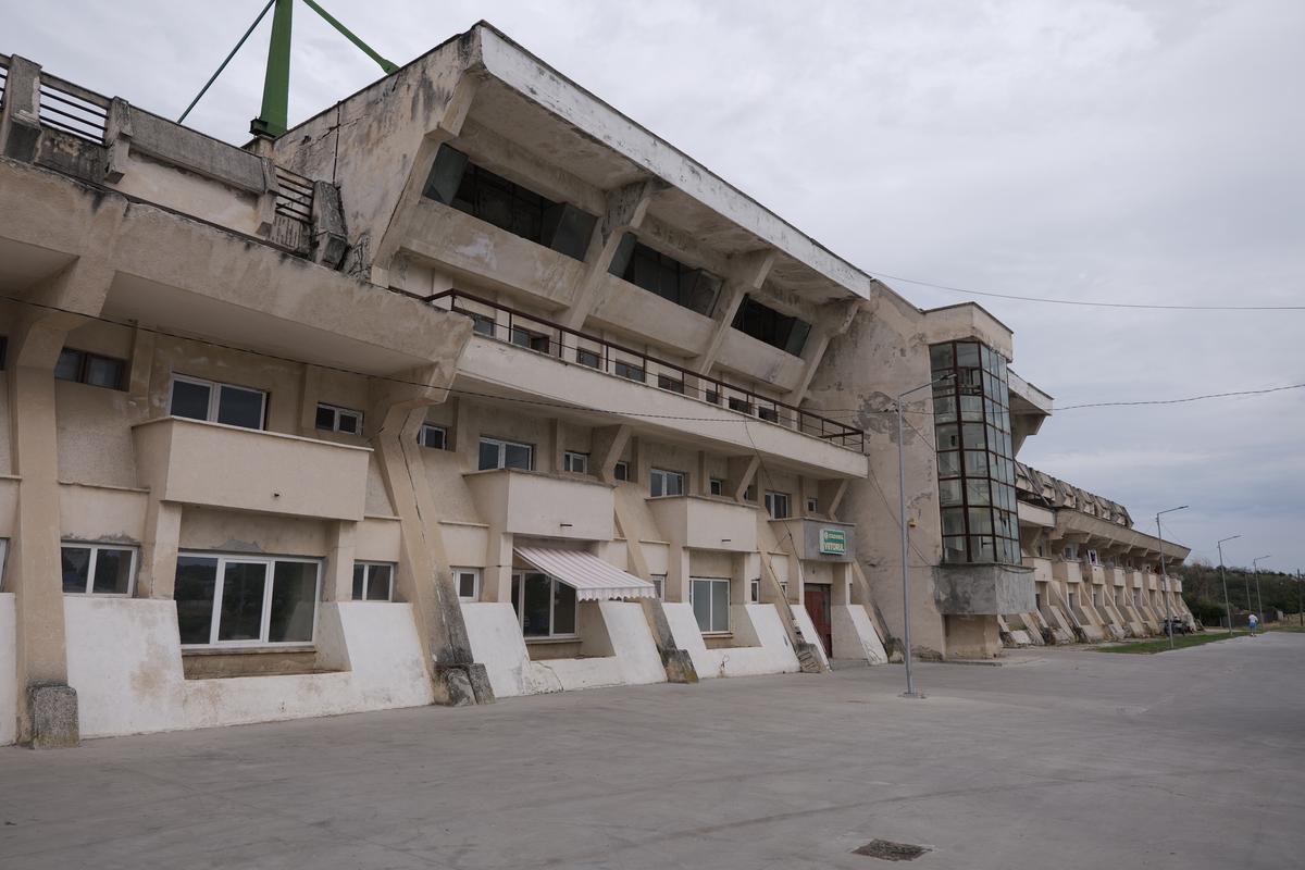 Cum arată stadionul din Scornicești // foto: Andrei Furnigă (GSP)