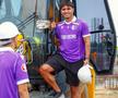 FC Argeș și-a prezentat echipamentul #2 și #3 pentru noul sezon pe șantierul stadionului „Nicolae Dobrin” / Sursă foto: Facebook@ FC Argeș