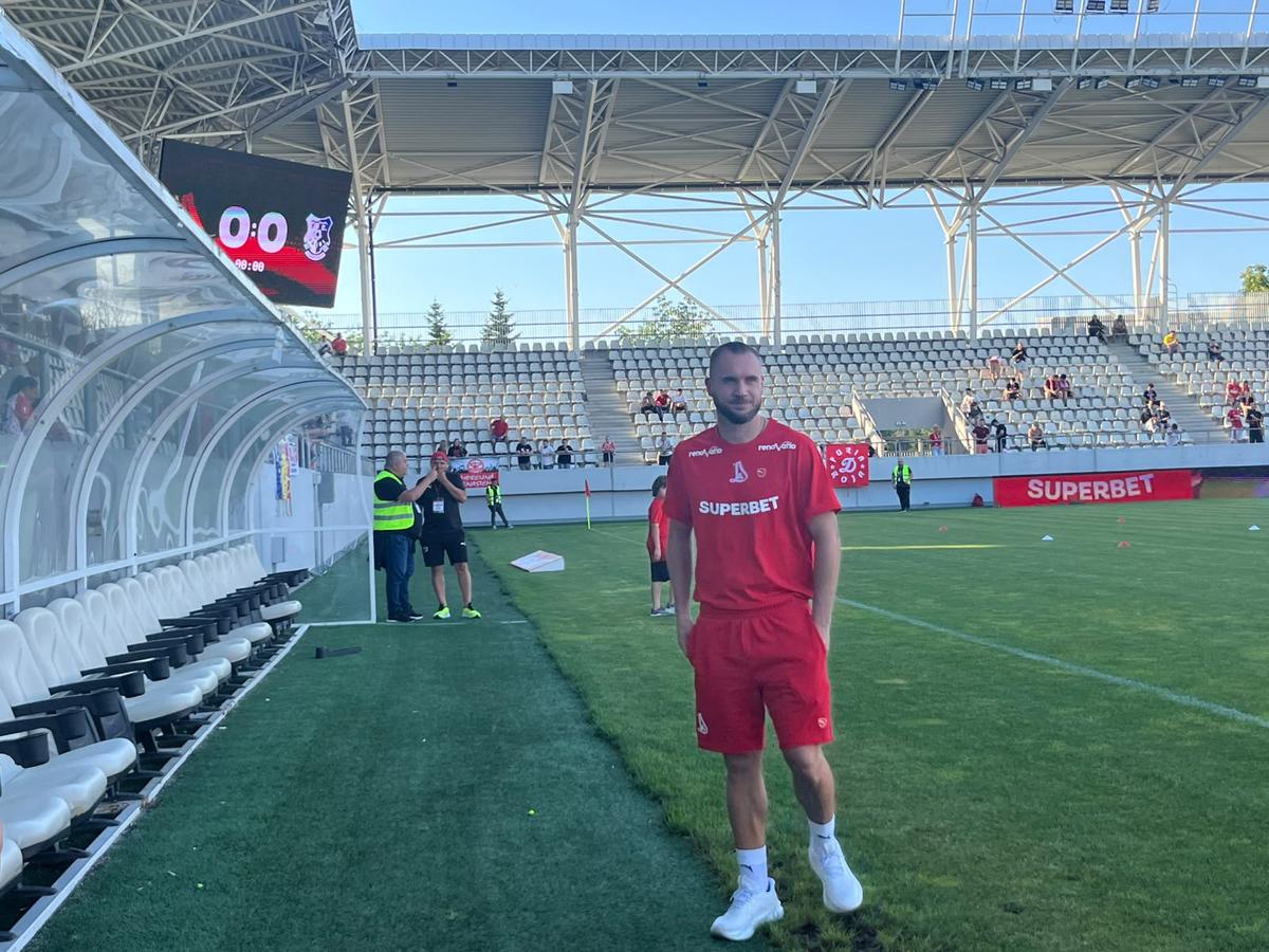 Dinamo - Farul, imagini înaintea amicalului de pe „Arcul de Triumf”