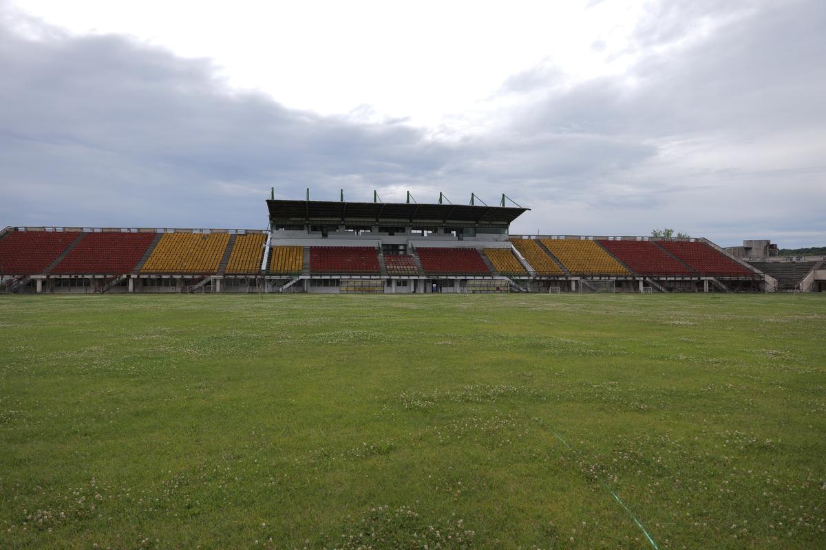 Cum arată stadionul din Scornicești // foto: Andrei Furnigă (GSP)