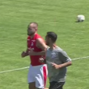 George Pușcaș a ieșit la antrenamente în timpul amicalului celor de la Dinamo cu Ștefăneștii de Jos // capturi 48 TV