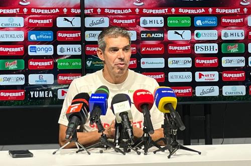 Nuno Campos, antrenorul lui Dinamo, a susținut o conferință de presă după amicalul pierdut cu Farul