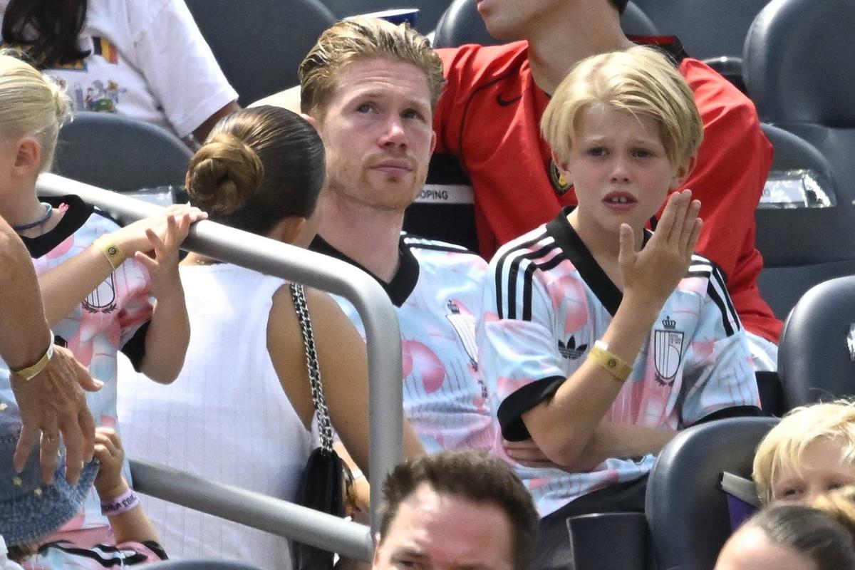 Kevin de Bruyne la finalul meciului Spania - Belgia // foto: Imago