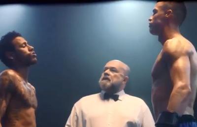 VIDEO Cristiano Ronaldo și Neymar, vedete într-un clip devenit viral! Cele două staruri, gata de luptă în ring