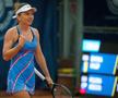 Simona Halep, în timpul meciului cu Polona Hercog // foto: Twitter @ Simona Halep