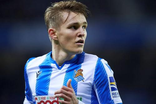 Martin Odegaard la Real Sociedad // foto: Guliver/gettyimages