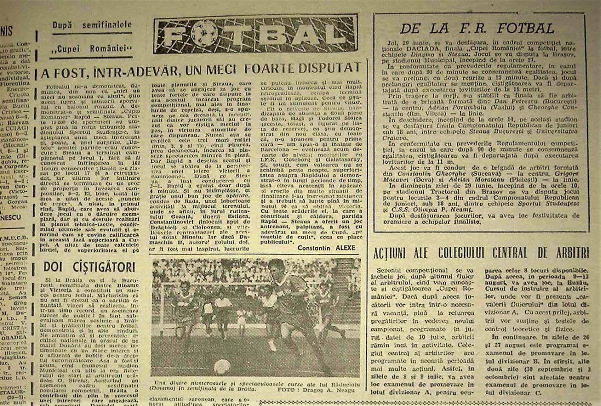 Povestea ultimului derby Rapid - Steaua din comunism: „S-au bătut parte-n parte cu Miliția. S-a jucat până a câștigat cine trebuia!”