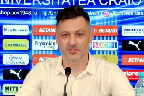 Mirel Rădoi / Captură Facebook@ Universitatea Craiova