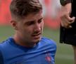 David Miculescu, accidentat în FCSB - Dunajska Streda / FOTO: Capturi @Pro TV