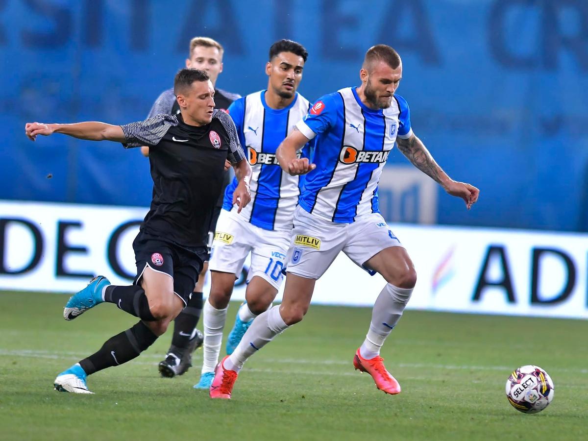 Universitatea Craiova - Zorya Luhansk 3-0 (0-1 în tur) » Schimbarea la față! La primul meci cu Rădoi pe bancă, oltenii n-au iertat-o pe Zorya