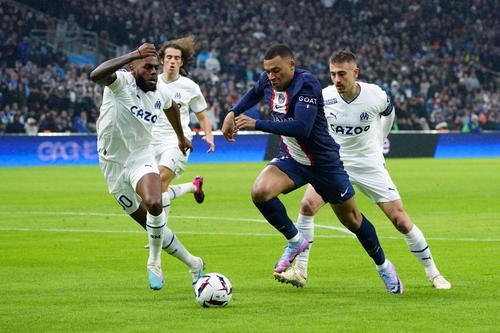 Imagine dintr-un PSG - Marseille, jucat în luna februarie. 
Foto: Imago