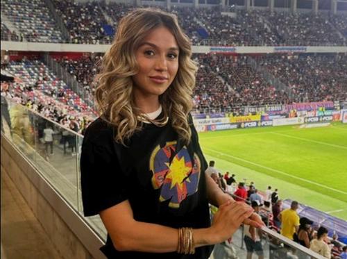 Teodora Stoica, fiica lui MM, în tribune la FCSB – Nordsjaelland
