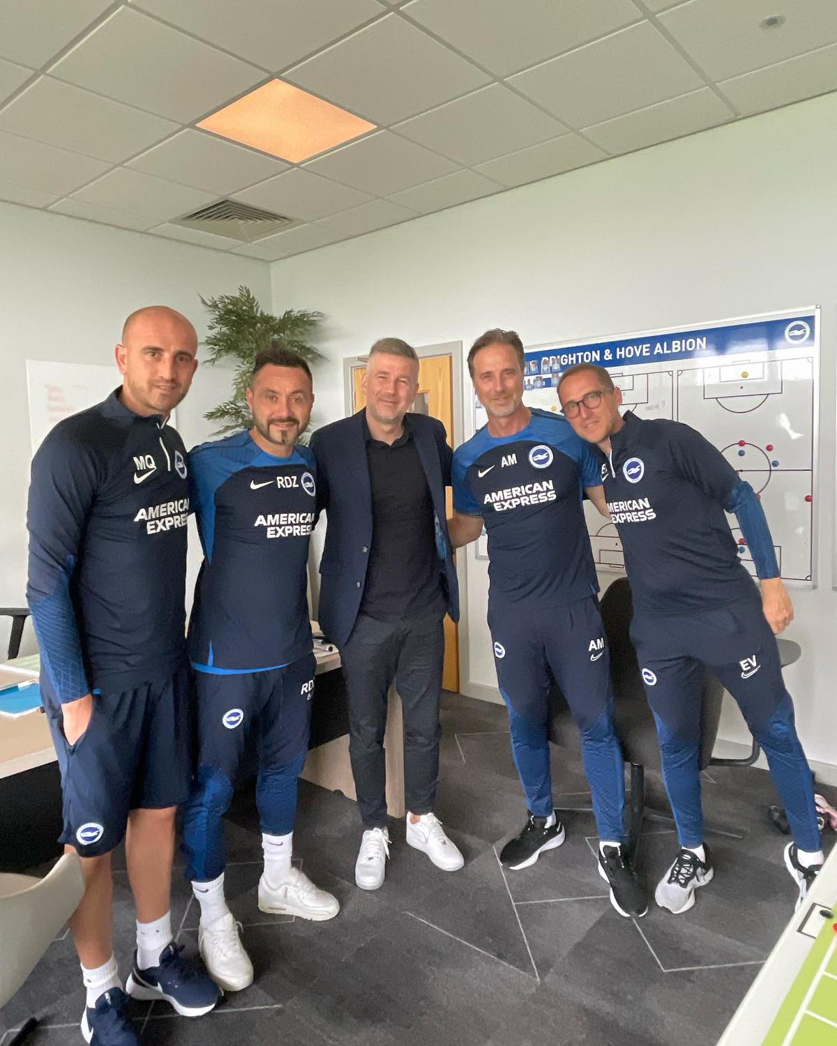 Edi Iordănescu, în cantonamentul lui De Zerbi la Brighton
