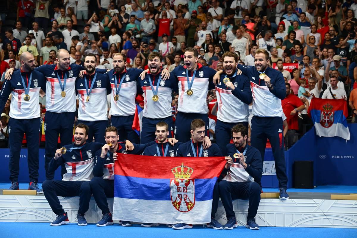 FABULOS » Serbia a câştigat al treilea titlu olimpic consecutiv la polo masculin! 7 medalii olimpice în ultimii 24 de ani