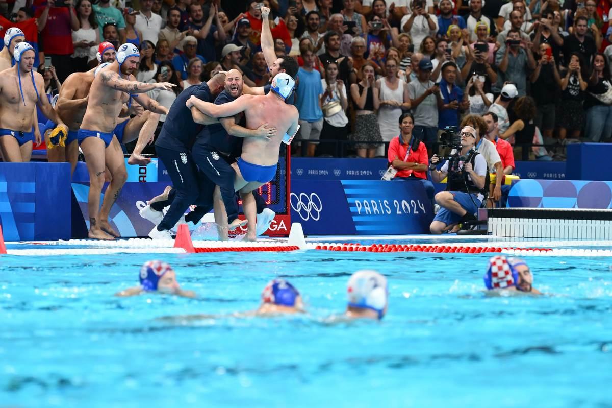 FABULOS » Serbia a câştigat al treilea titlu olimpic consecutiv la polo masculin! 7 medalii olimpice în ultimii 24 de ani