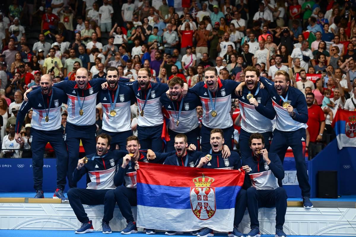 FABULOS » Serbia a câştigat al treilea titlu olimpic consecutiv la polo masculin! 7 medalii olimpice în ultimii 24 de ani