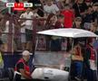 Dan Petrescu, trimis în tribune la CFR Cluj - Slobozia / FOTO: Captură TV @Prima Sport 1