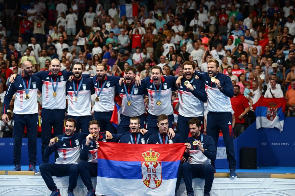 FABULOS » Serbia a câştigat al treilea titlu olimpic consecutiv la polo masculin! 7 medalii olimpice în ultimii 24 de ani