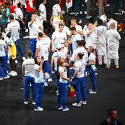 Sportivii români rămași la Paris au defilat pe Stade de France / FOTO: Raed Krishan (GSP.ro)