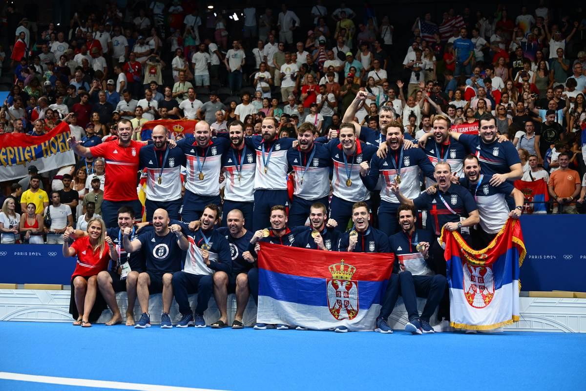 FABULOS » Serbia a câştigat al treilea titlu olimpic consecutiv la polo masculin! 7 medalii olimpice în ultimii 24 de ani