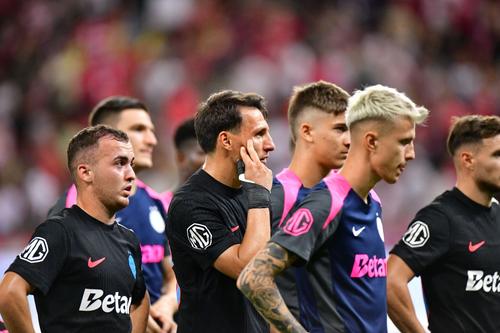 Din cauza unei pubalgii, Risto Radunovic, 33 de ani, are șanse mici să evolueze în manșa decisivă Drita - FCSB din turul trei preliminar Europa League, joi, ora 21:00, foto: Cristi Preda (GSP.ro)