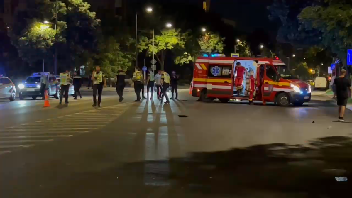 Imagini de la locul accidentului produs de Alex Florin Macarencu