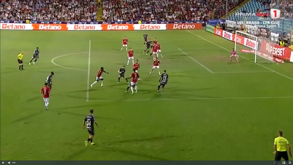 Faza la care Rapid a cerut penalty în meciul cu Oțelul Galați