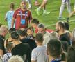 Ce s-a întâmplat la finalul partidei Oțelul Galați - Rapid. Foto: Cezar Titor (GSP)