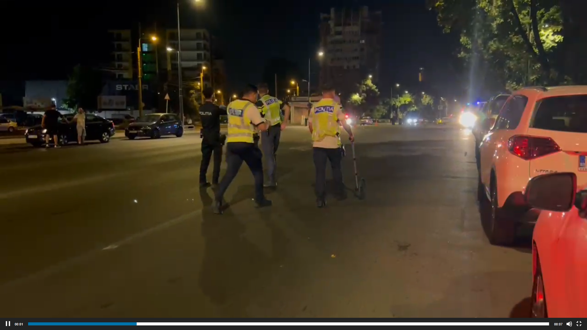 Imagini de la locul accidentului produs de Alex Florin Macarencu