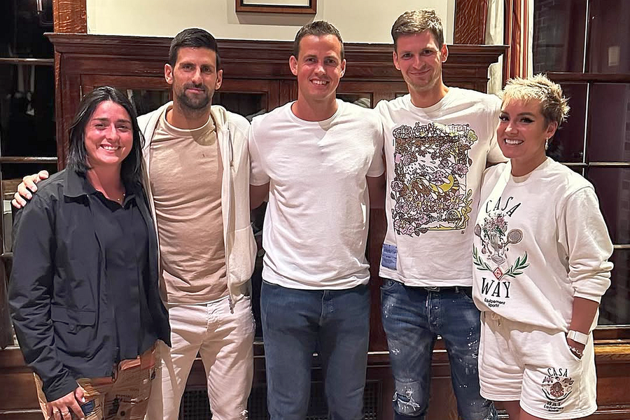 Novak Djokovic și Vasek Pospisil (în centru), fondatorii organizației PTPA. Foto: Instagram Legendarul Yevgeny Kafelnikov l-a atacat dur pe Novak Djokovic: „Încearcă să facă socoteli fără cârciumar. Toate problemele sunt legate de bani”