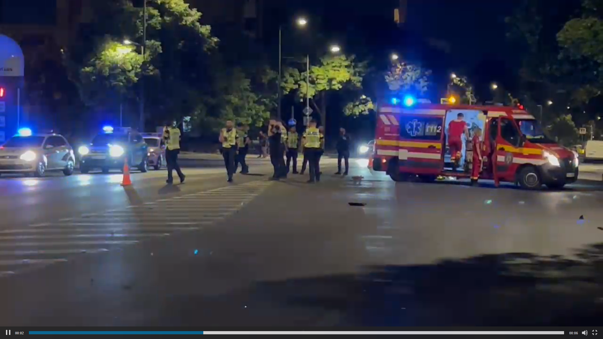 Imagini de la locul accidentului produs de Alex Florin Macarencu