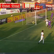 Fază controversată de arbitraj în FC Botoșani - FC Argeș. FOTO: captură Prima Sport