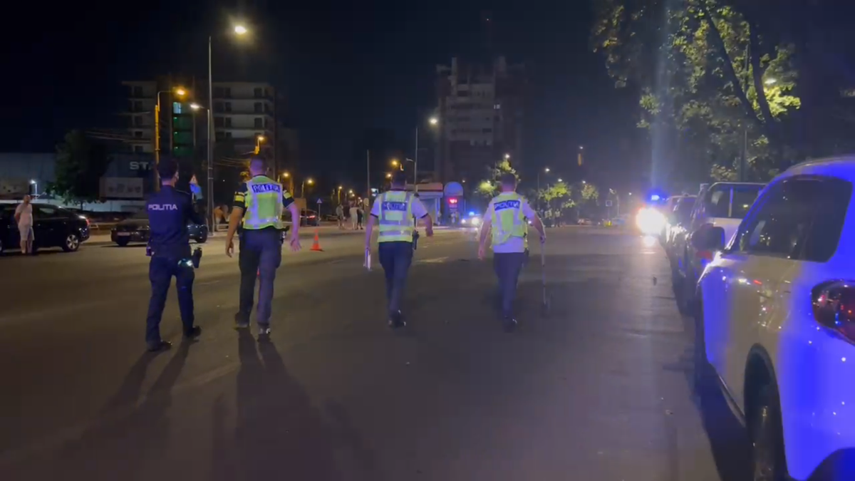 Imagini de la locul accidentului produs de Alex Florin Macarencu