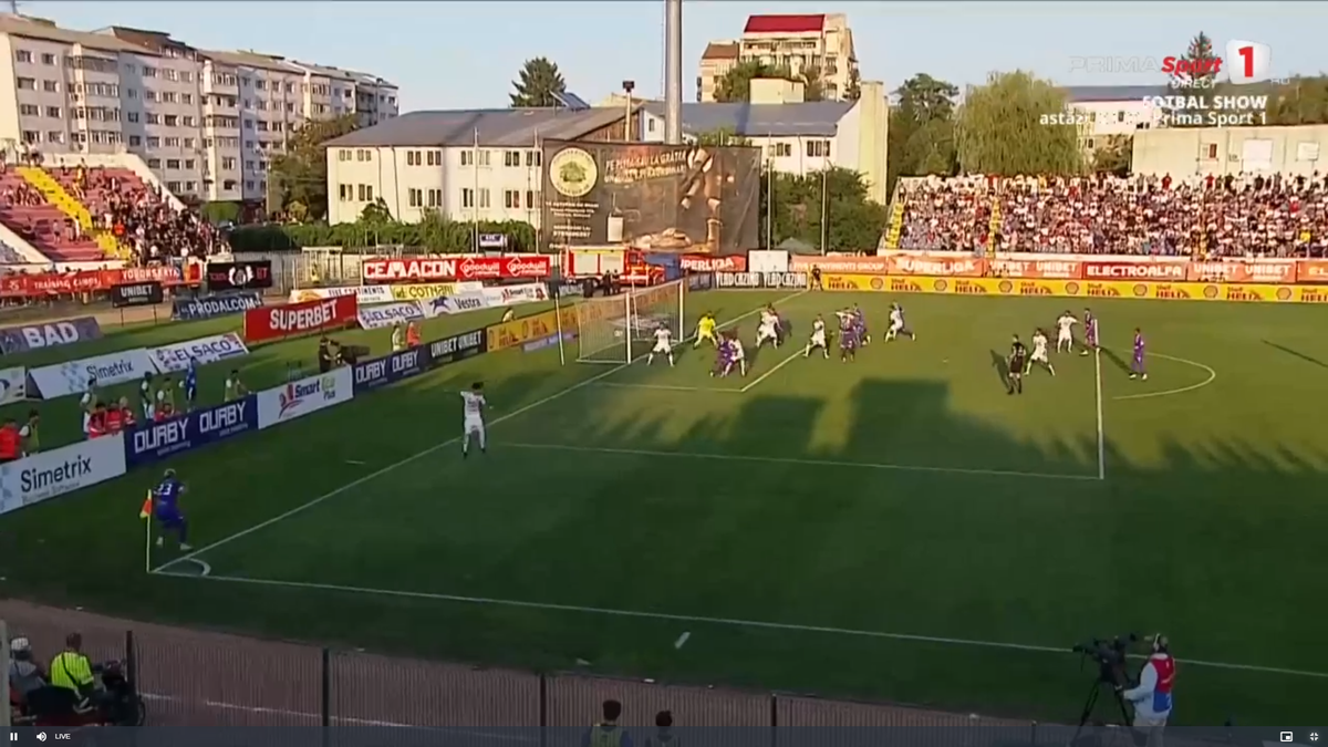Gol sau nu? Altă fază controversată în Superliga, după scandalul de la Craiova