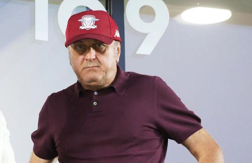 Dan Șucu și fiul lui, la Rapid - CFR Cluj/ foto: Ionuț Iordache (GSP)