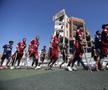 Jucători și terenuri de fotbal din Fâșia Gaza // Foto: Imago