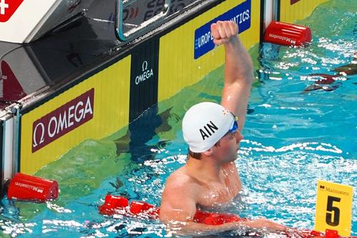 Egor Kornev, campion european la 50 m fluture/Foto: Roxana Fleșeru (GSP.ro)