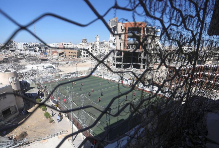 Teren de fotbal din Fâșia Gaza // Foto: Imago