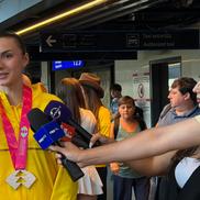 Daria Vrînceanu, vicecampioană mondială U20 la triplusalt/ Foto: Carmen Dumitru (GSP)