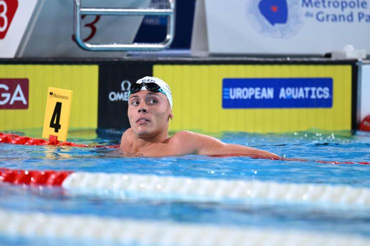 David Popovici - semifinala 100m liber la CE 2026 Foto: Imago Images